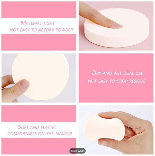 Round Makeup Sponges – Dual Use Wet & Dry Foundation Sponge