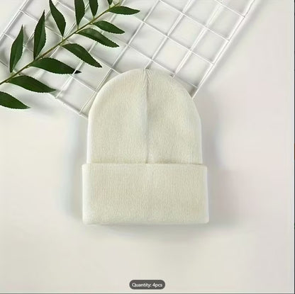 Knit Beanie Woolen Cap & Neck Warmer Scarf Set for Women