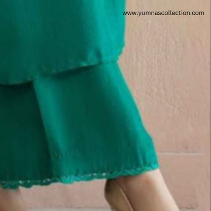 Stylish Solid CO-ORD 2-Piece for Women and Girls