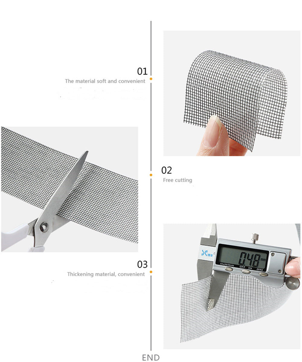 Screen Repair Tape Self-Adhesive Waterproof Mosquito Nets
