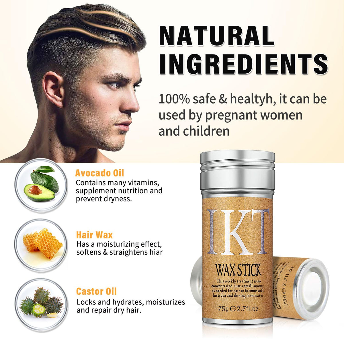 IKT Hair Gel Wax Stick