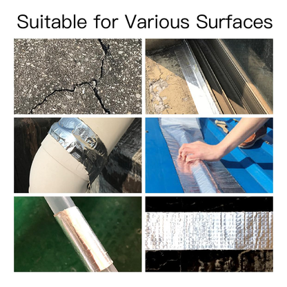 Water Proof Butyl Rubber Aluminum Foil Tape