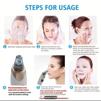 4 in 1 Derma Suction Facial SPA Blackhead Remover Machine