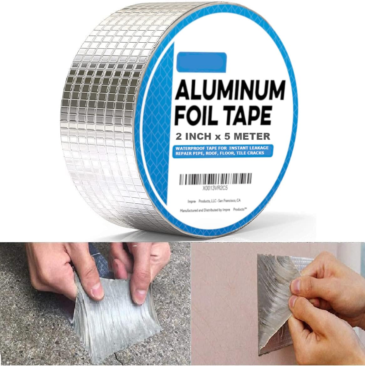 Water Proof Butyl Rubber Aluminum Foil Tape