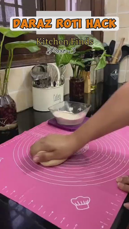 Silicone Roti Maker Mat – Non-Stick Chapati Rolling Mat | Reusable Dough Rolling Sheet | Heat Resistant Baking & Kitchen Mat