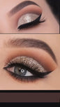 Glitter Eyeshadow Palette | 24 Vibrant Metallic Shades | Waterproof & Long-Lasting Shimmer Powder for Eye Makeup, Nail Art & Shiny Lip Gloss